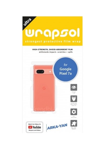 Google Pixel 7a Arka Yan Koruyucu Darbe Emici Poliüretan Film Amerika Üretimi fiyatları