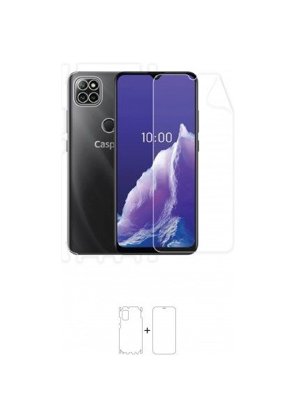 Casper Via E30 Plus 360 ° Full Body Ekran Koruyucu Kaplama Ön Arka Yan Darbe Emici Poliüretan Film