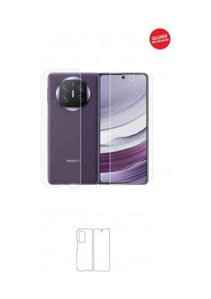 Huawei Mate X5 Mat Arka Yan Koruyucu Hd Film