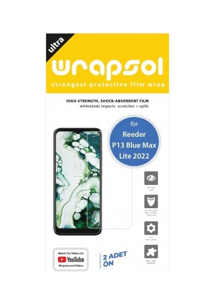Reeder P13 Blue Max Lite 2022 Ekran Koruyucu Poliüretan Film fiyatları