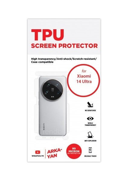 Xiaomi 14 Ultra Arka Yan Koruyucu Hd Film fiyatları