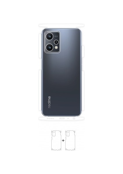 Realme 9 5g Arka Yan Koruyucu Darbe Emici Poliüretan Film Amerika Üretimi