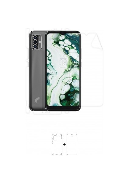 Reeder P13 Blue Max Lite 2022 360 ° Full Body Ekran Koruyucu Kaplama Ön Arka Yan Darbe Emici Poliüretan Film