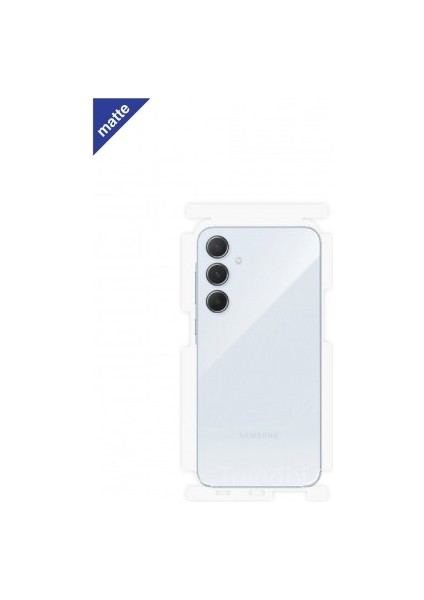 Samsung Galaxy A55 Mat Arka Yan Koruyucu Darbe Emici Poliüretan Film Amerika Üretimi