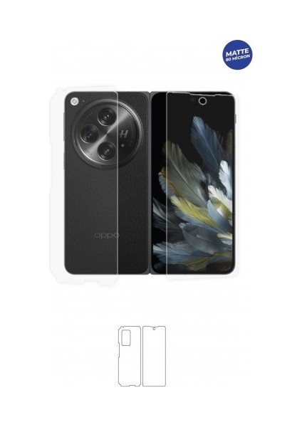 Oppo Find N3 Mat Arka Yan Koruyucu Hd Film