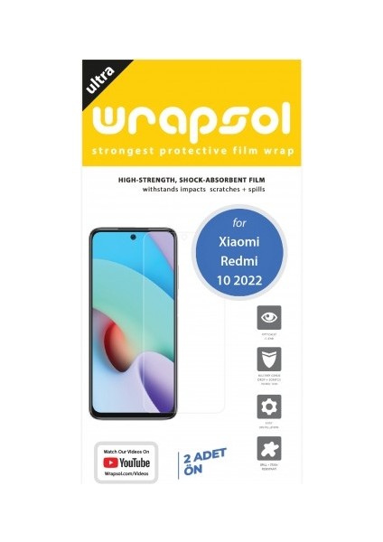 Xiaomi Redmi 10 2022 Ekran Koruyucu Poliüretan Film fiyatları