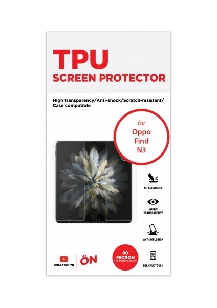 Oppo Find N3 Ekran Koruyucu Hd Film fiyatları