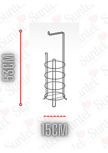 Tuvalet Kağıtlık Wc Kağıtlığı Tuvalet Kağıdı Standı Yedekli Tuvalet Kağıt Askısı Krom