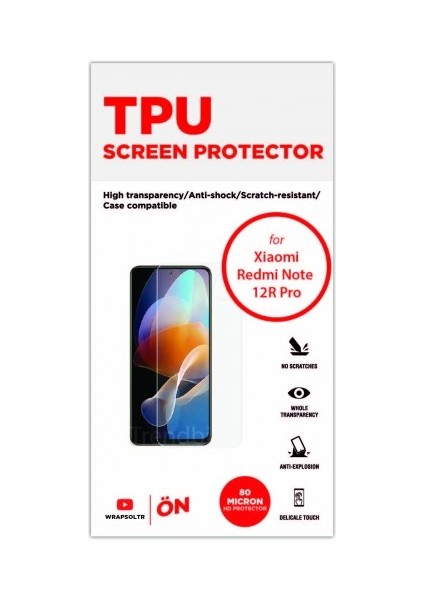 Xiaomi Redmi Note 12r Pro Ekran Koruyucu Hd Film fiyatları