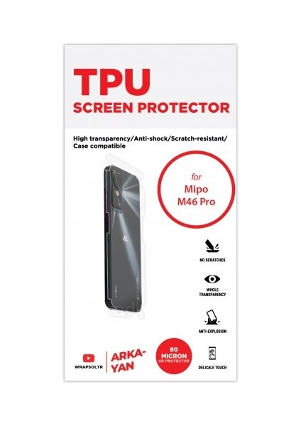 Mipo M46 Pro Arka Yan Koruyucu Hd Film fiyatları