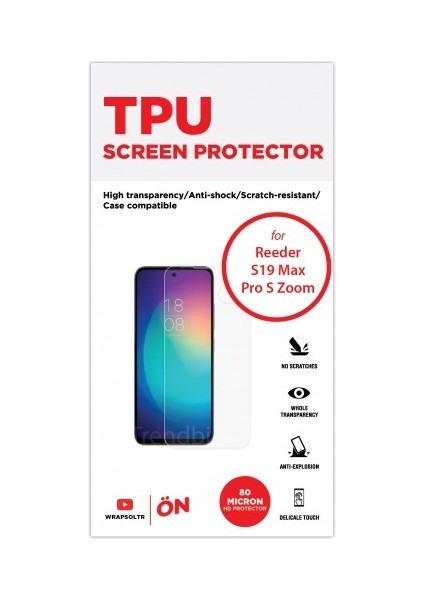 Reeder S19 Max Pro S Zoom Ekran Koruyucu Hd Film fiyatları