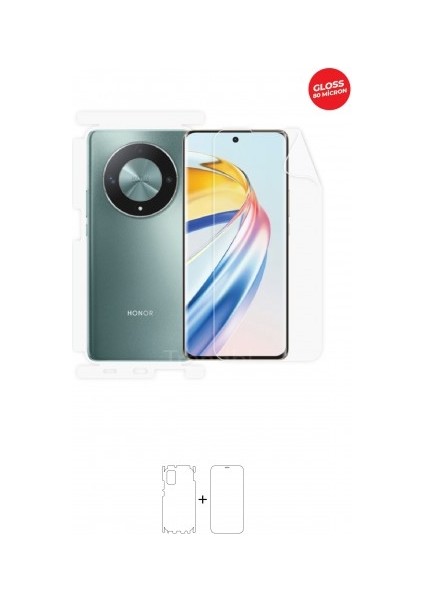 Honor X9b 360 ° Full Body Ekran Koruyucu Kaplama Ön Arka Yan Darbe Emici Hd Film