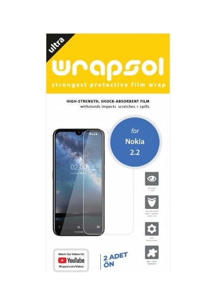 Nokia 2.2 Ekran Koruyucu Poliüretan Film fiyatları