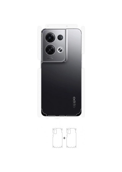 Oppo Reno 8 Pro Plus Arka Yan Koruyucu Darbe Emici Poliüretan Film Amerika Üretimi