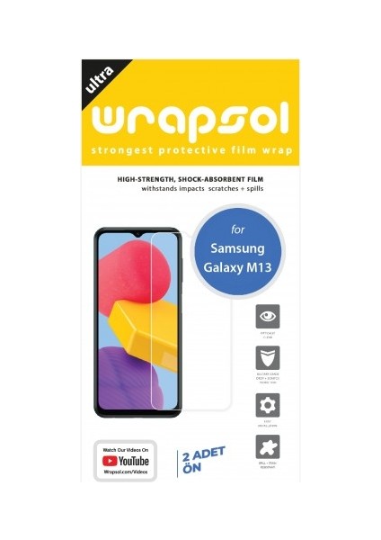 Samsung Galaxy M13 Ekran Koruyucu Poliüretan Film fiyatları