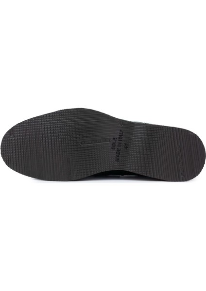 Erkek Deri Yeşil Kroko Loafer Ayakkabı 183 30351 Erk Ayk Y24 Yesıl Kroko