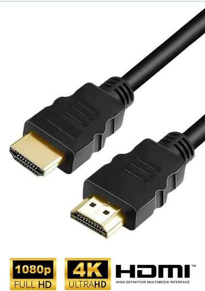 5 Metre HDMI Kablo Full Hd , Uyumlu Yüksek Hızlı HDMI Kablosu Hdtv, Lcd, Plazma, HDMI Girişli Monitör Bağlantısı