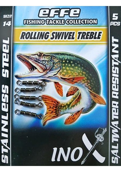 Rolling Swivel Treble Fırdöndü