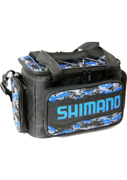 Tekno Trust Mavi Baskılı Helper Bag Balıkçı Çantası - Blue Camo