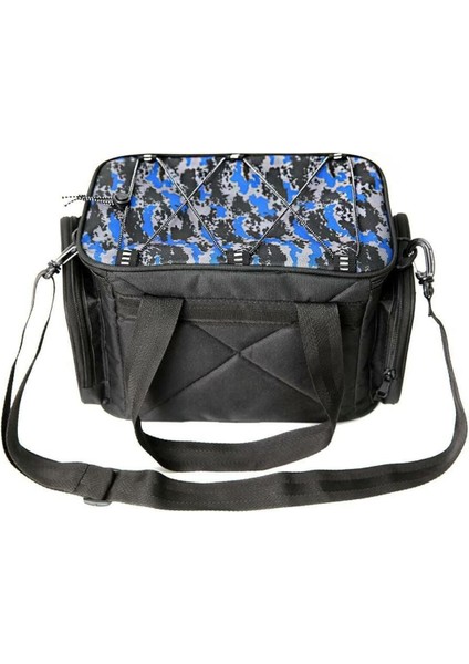 Tekno Trust Mavi Baskılı Helper Bag Balıkçı Çantası - Blue Camo