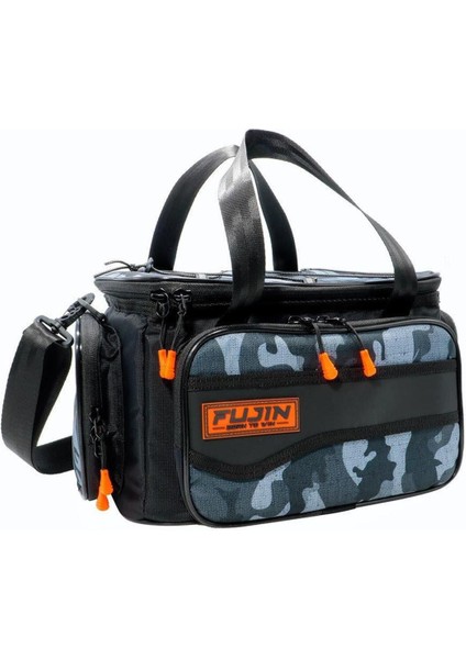 Tekno Trust Siyah Black Camo Helper Bag - Balıkçı Çantası