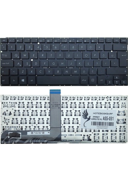 Asus Transformer Book Flip TP300LJ-C4040H Notebook Klavye -Siyah-