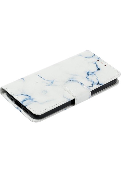Samsung Galaxy S24 Manyetik Kart Yuvaları Tutucu Mermer Desen Için Flip Case (Yurt Dışından) modelleri