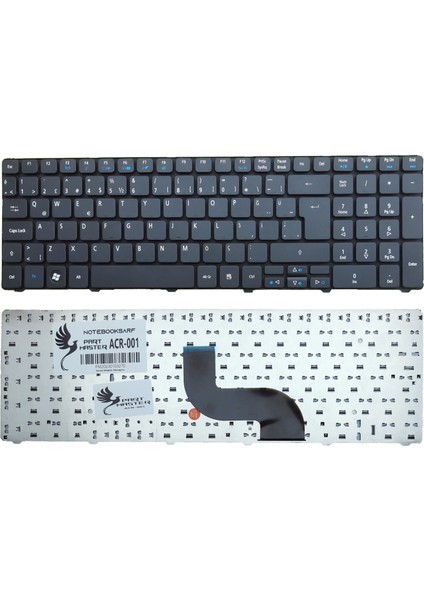Acer P5WE6, P5WH6, P5WS6, P7YE0 Klavye (Siyah)