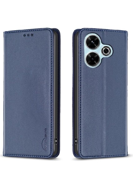 Xiaomi Poco M6 4g Çoklu Kart Yuvası Çok Renkli Cüzdan Deri Için Flip Case (Yurt Dışından)