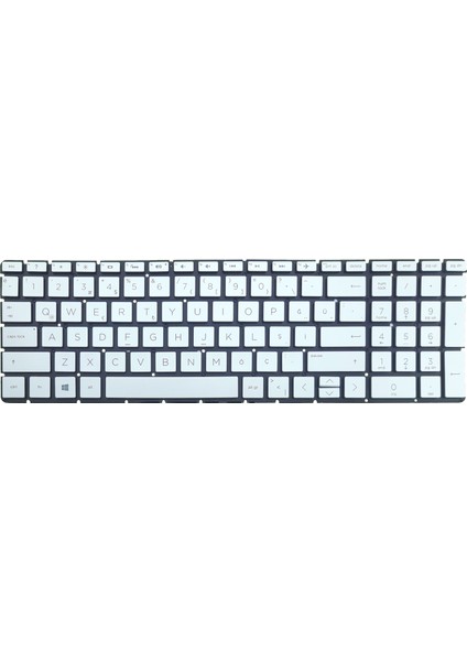Hp 15S-FQ2044NT, 15S-FQ2048NT4 Klavye Işıklı (Gümüş)