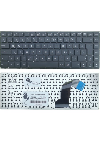 Asus S46CA-WX044R Notebook Klavye (Siyah)