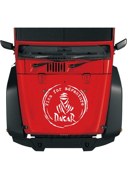 Dakar 4x4 Offroad Adventure Kamp Araba Oto Motosiklet Sticker 00079 fiyatları