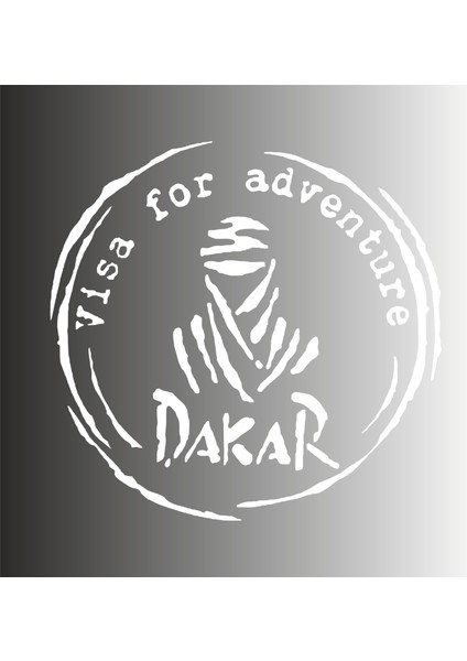 Dakar 4x4 Offroad Adventure Kamp Araba Oto Motosiklet Sticker 00079