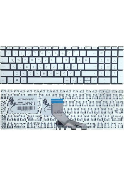 Hp 250 G7 (10R41EA), 250 G7 (150C1EA) Klavye (Gümüş)