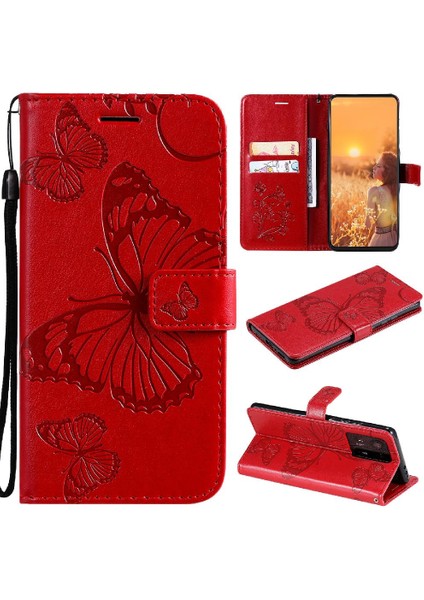 Xiaomi Mix 4 Flip Kickstand Darbeye Kapak Pu Deri ile Flip Case (Yurt Dışından)