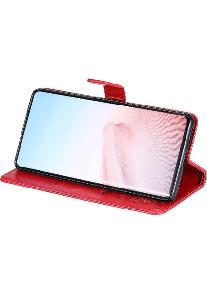 Xiaomi Mix 4 Flip Kickstand Darbeye Kapak Pu Deri ile Flip Case (Yurt Dışından)