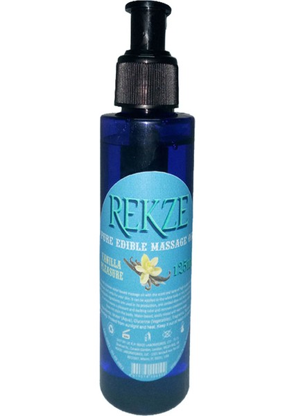 Msg Vanilla Big Size Massage Oil 125 ml / Rekze Ero.tik Vanilya Aromalı Büyük Boy Ölçek Bay Bayan Kullanım Masaj Yağı