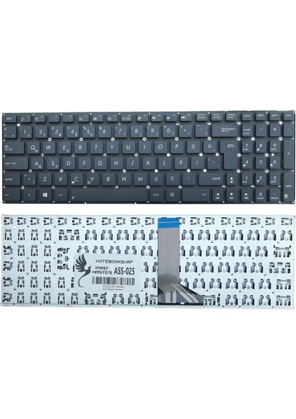 Asus F550VB, F550VC, F551CA Klavye (Siyah)