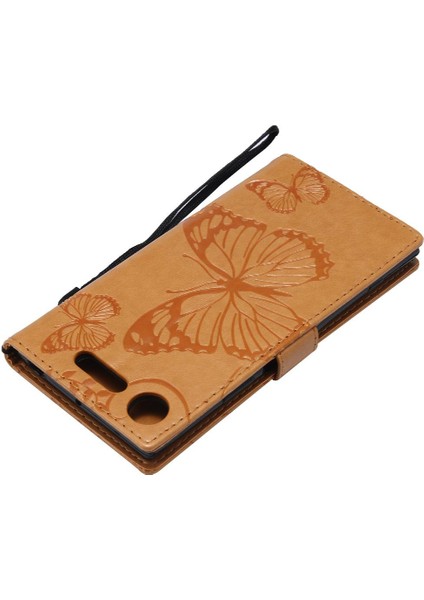 Sony Xperia Xperia Için Kart Yuvası Standı ile Flip Case Kickstand Pu (Yurt Dışından) fırsatları