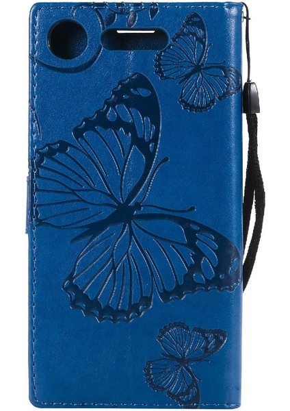 Sony Xperia Xperia Için Kart Yuvası Standı ile Flip Case Kickstand Pu (Yurt Dışından) fırsatları