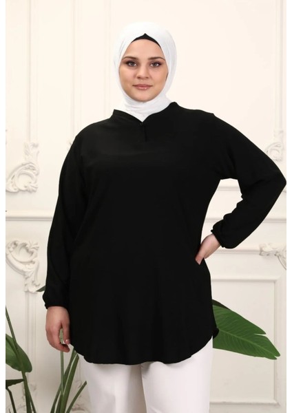Dokuma Viskon Pamuklu Kumaş Rahat Tunik