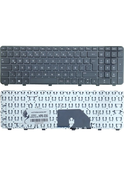 Hp Pavilion DV6-6C50ET, DV6-6B04ST, DV6-6100ET Klavye (Siyah)