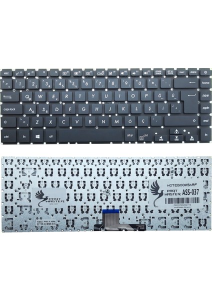 Asus Vivobook 15 X510QR-BR007T Notebook Klavye -Siyah-