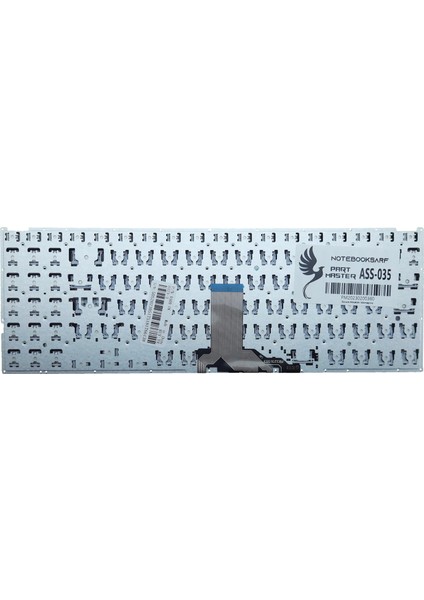 Asus X509UA-EJ064, X515JP-EJ250A Notebook Klavye -Siyah-
