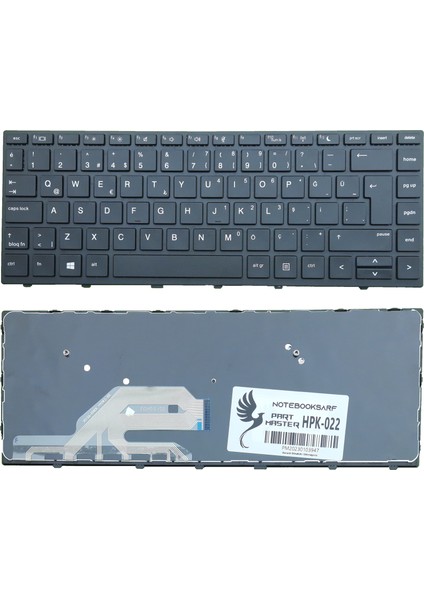 Hp Probook X360 440 G1 Klavye (Siyah)