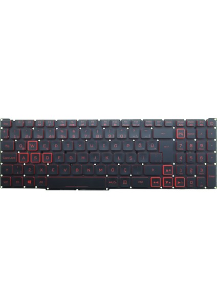 Acer Nitro 5 AN515-54 NH.Q59EY.00N Notebook Klavye Işıklı fiyatları