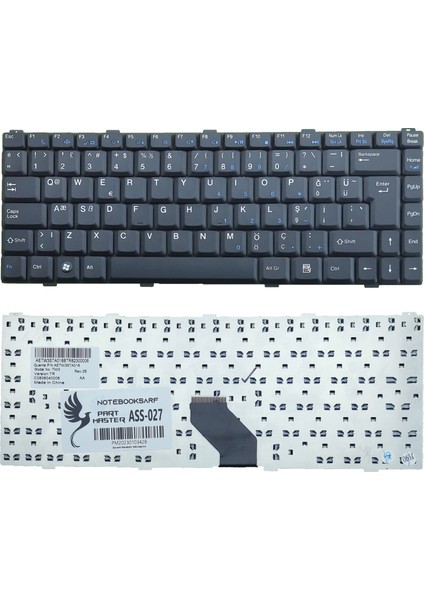 Casper PK13101S03D0, HMB4205VLB10 Klavye (Siyah)