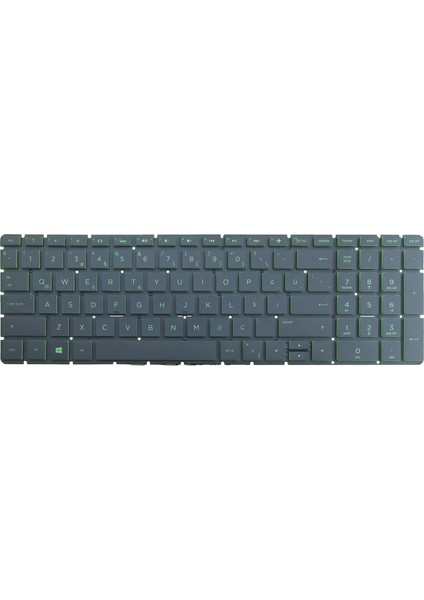 Hp Pavilion 15-CC011NT, 15-CD016NT Klavye Işıklı (Yeşil)
