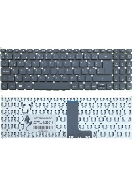 Acer Aspire 3 A315-57 Notebook Klavye (Siyah)