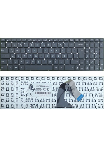 Asus R510VX-DM508T, X550CA-XO270H Klavye (Siyah)
